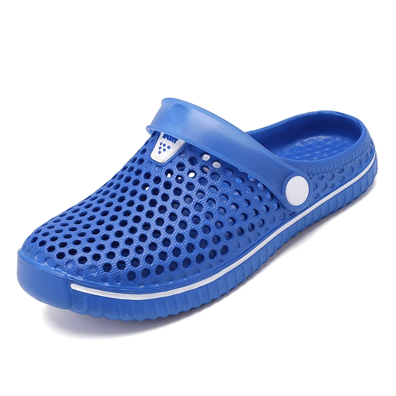 

Sandals For Beach Sports Summer 2021 Child Slip-on Shoes Slippers Blue Boy Girl Light Water Mules