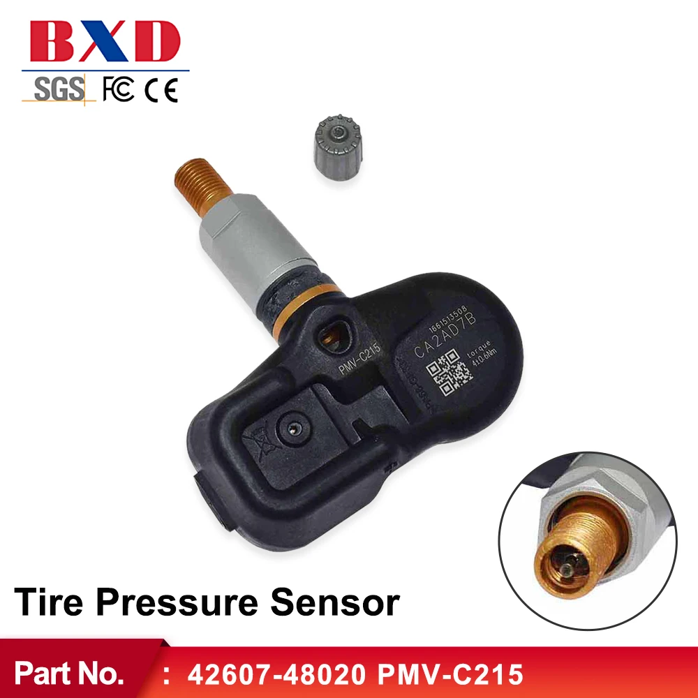 Tire Pressure Sensor 42607-48020 PMV-C215 For 2017-2023 Toyota Land Cruiser Prado C-HR Camry Toyota Lexus