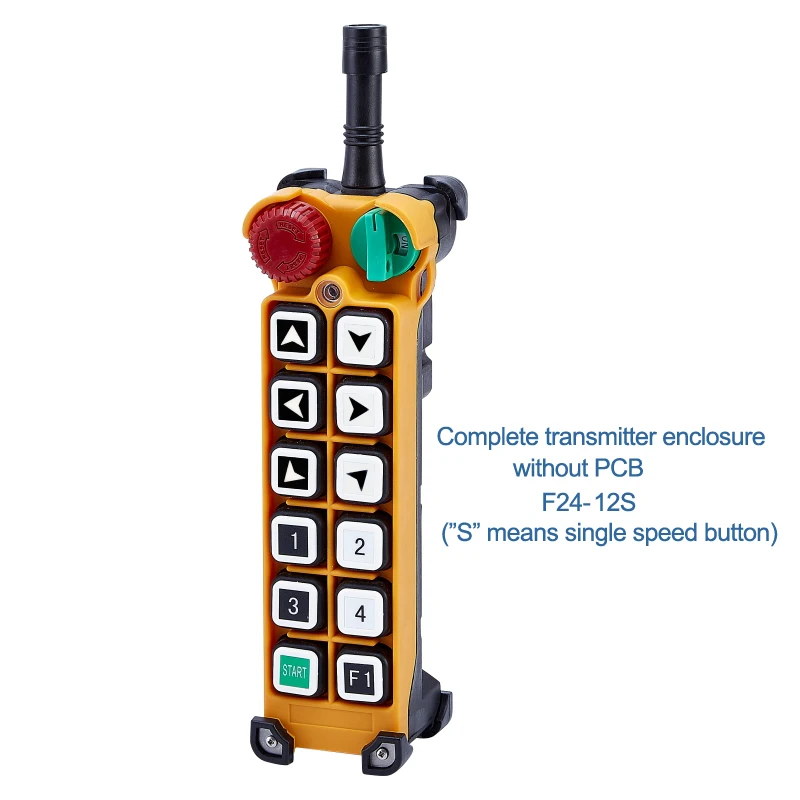 Telecontrol F24-12D F24-12S 10 single dual keys remote control transmitter emitter complete enclosure box for replace repaire