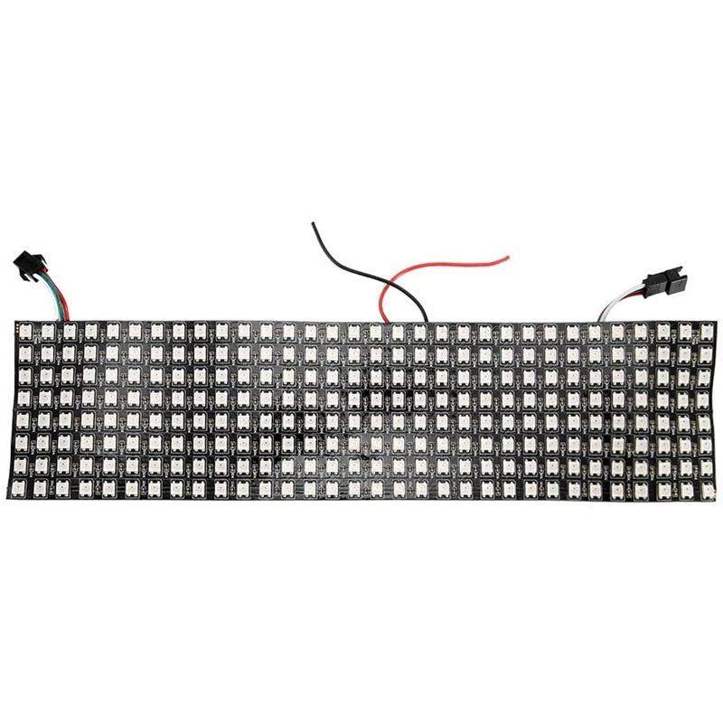 LED Matrix Panel, WS2812B RGB 832 Pixels Digital Flexible Dot Matrix Individually Addressable LED Display Screen