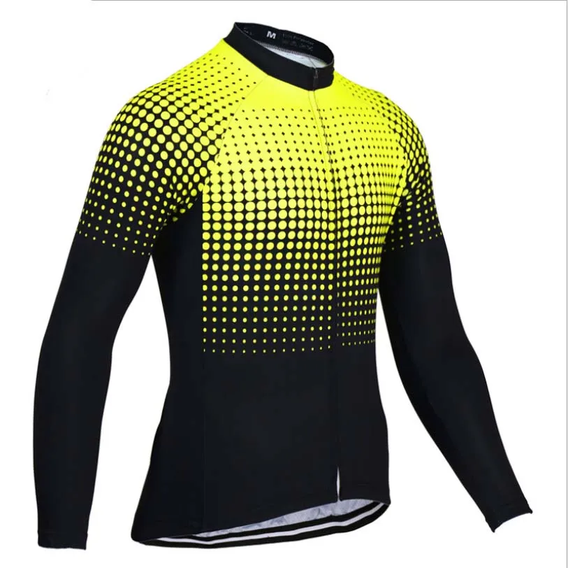 Pro Long Cycling Jersey, Bicycle Wear, MTB Shirt, Motocross Mountain Road Bike Jacket, Bike JERSEY, Red, Yellow, Green Clothes