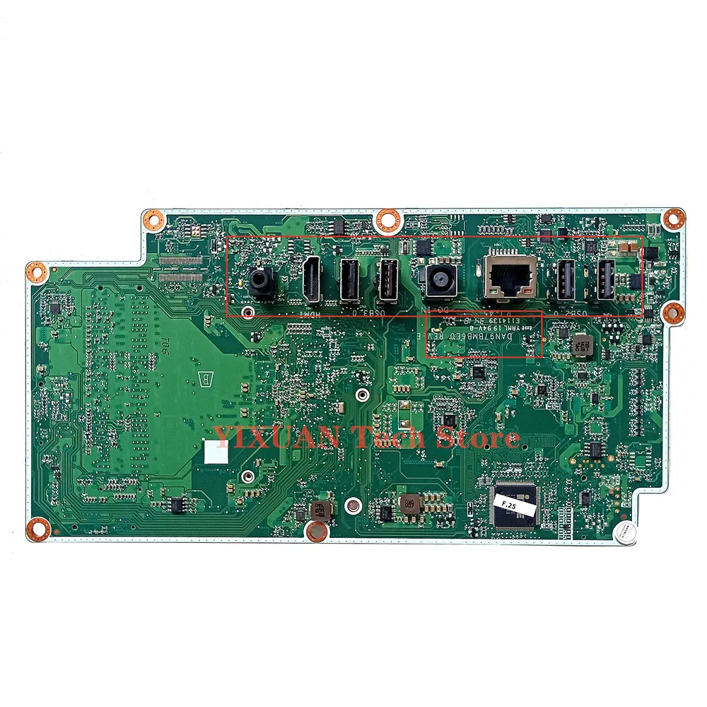 Imagem -03 - para hp Pavilion 22-c 24-f Placa-mãe 22c013 Tpc22 Dan97bmb6e0 6f0 L03377-601 L03377001 100 Teste J5005 J4005 N97b L03377602