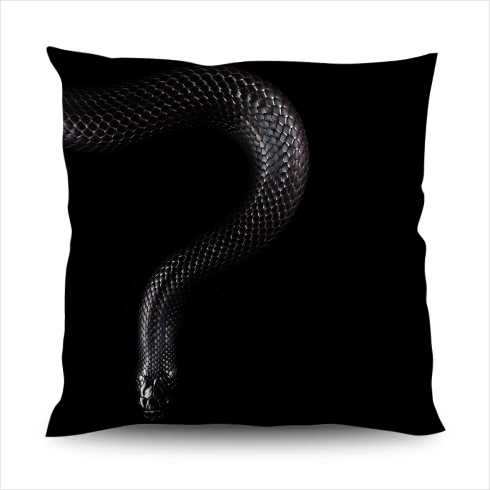 Black Cushion Cover Decorative Pillowcase Throw Pillow Case Cushion Cover 3D Bedding 45x45 65x65 70x70 80x80