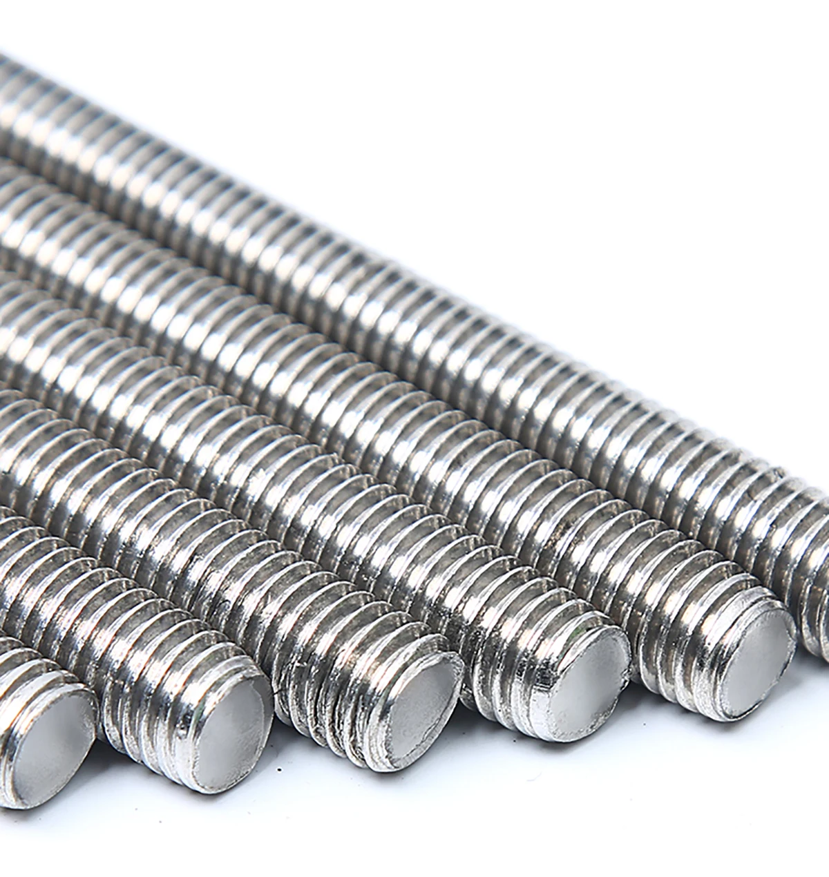 1PCS 304 Stainless Steel Threaded Rod Full-Thread Bar M2 M2.5 M3 M4 M5 M6 M8 M10 M12 M14 M16 M18 M20 Length 100mm - 500mm