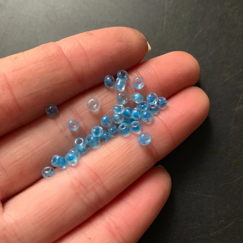 1500pcs Blue Crystal Glass Seed Beads Accessories 3MM Czech Glass Beads Round Loose Beads DIY Beading Jewelry Findings Wholesale