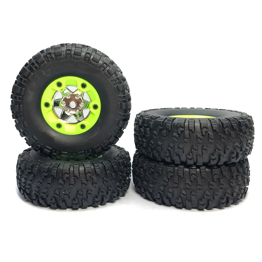 Original Wltoys 12428 12423 Rubber RC Car Wheels Tires for 124018 124019 144001 1/12 FY03 01/02/03/04/05 Q39 Q40 Q46 RC Car