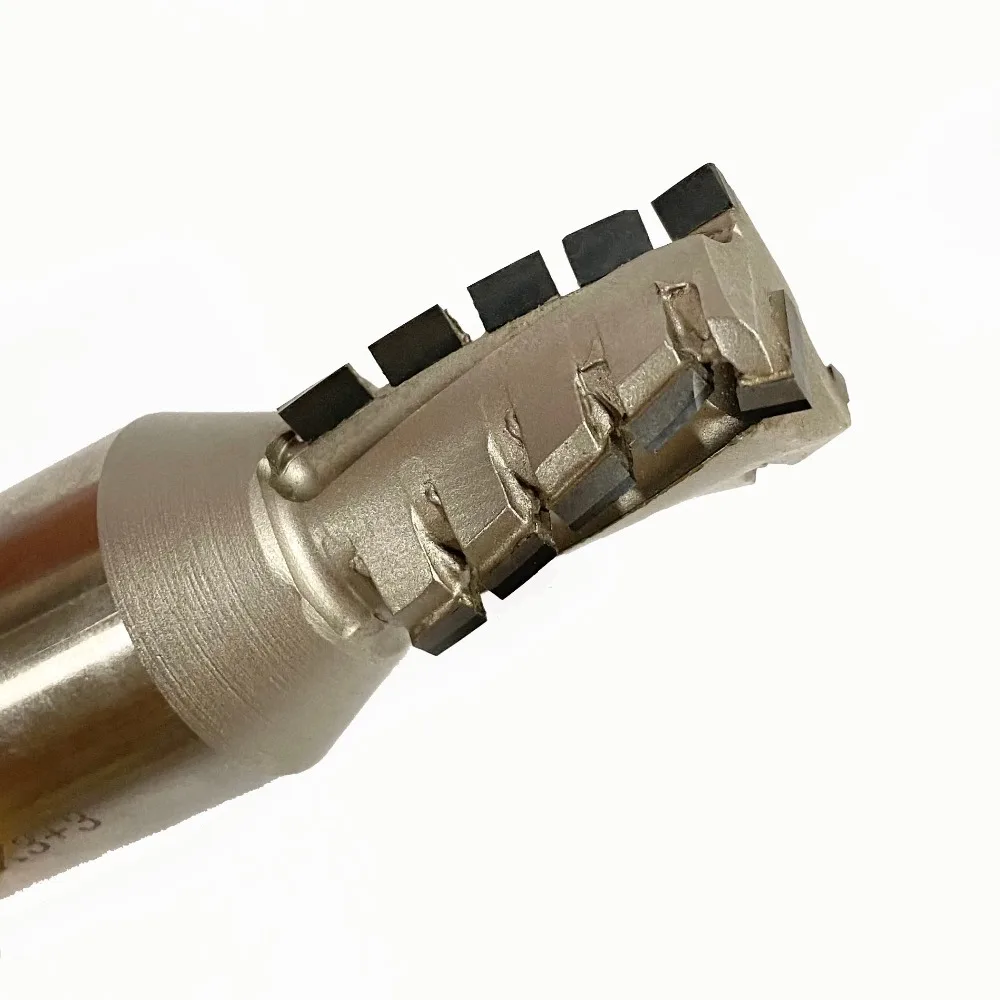 25 x 20 x 30H - (3+3)Z Diamond Three Flute Spiral Milling Cutter CNC Milling Cutter Woodworking Router Bits for MDF,Plywood