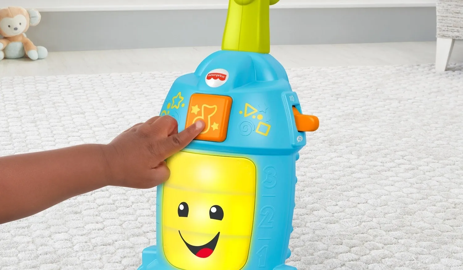 English-speaking Cheerful Broom from Fisher-Price Have Fun and Learn series