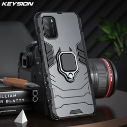 Keysion Shockproof Case Voor Xiaomi Poco M3 M4 Pro 5G F3 Gt F2 Ring Stand Telefoon Back Cover Voor poco X3 Nfc X3 Pro X4 Gt X4 Pro 5G