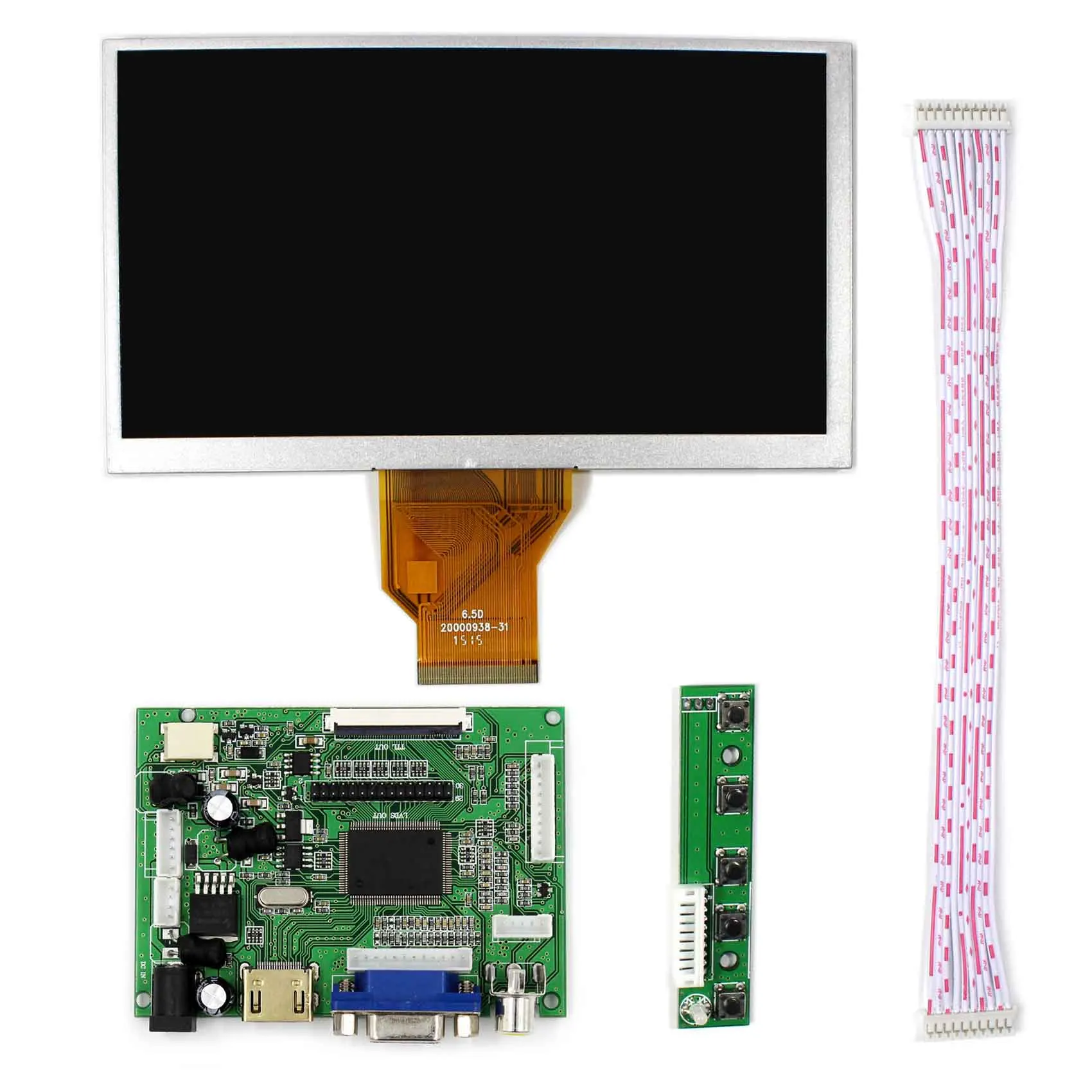 6.5inch AT065TN14 800X480 LCD Screen with HD-MI VGA 2AV LCD Controller Board