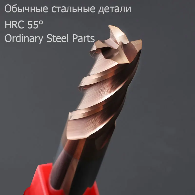 Milling Cutter เคลือบทังสเตนเหล็กเครื่องมือ Maching Hrc55 Endmill ตัดชุดเครื่องกัดเครื่องมือ Cnc Router Bits