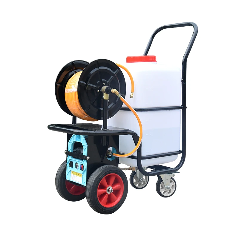 Fighter rider push type 60L medicine fight machine high pressure watering can agricultural sprayer 12 batteries