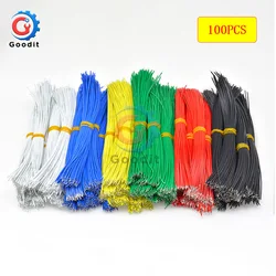 100pcs/lot Pcb Solder Cable Tin-Plated Breadboard Jumper Cable Wire 20cm 24AWG For Arduino Two Ends PVC Wire Electronic