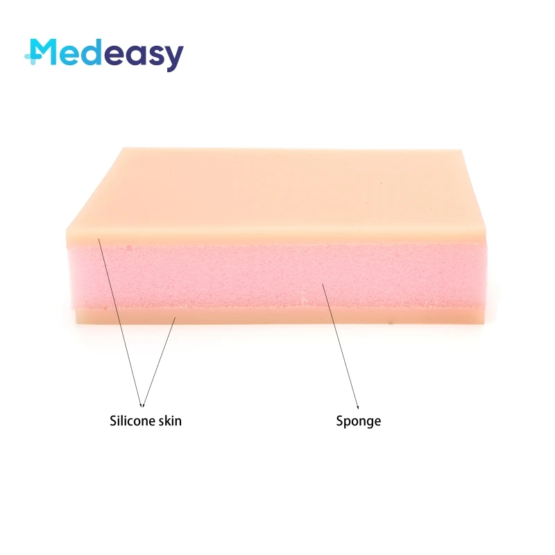 Silicone Sponge Human Skin Injection Training Pad for Nurse Student Practice