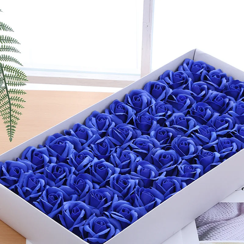 10/20 Pieces Soap Roses Heads Wedding Valentine\'s Day Present Decorative Flower Wall Diy Gifts Box Home Decor Artificial Flowers