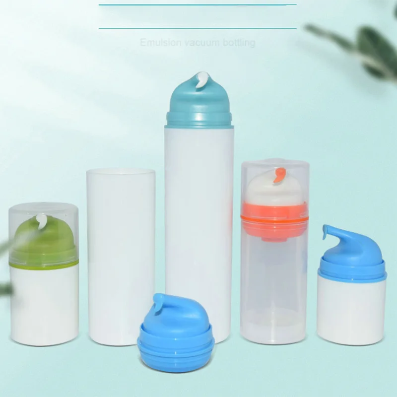 

10pcs/lot 30ml 50ml 75ml 150ml 200ml Push-type lotion airless bottle PP cosmetic lotion cream bottle