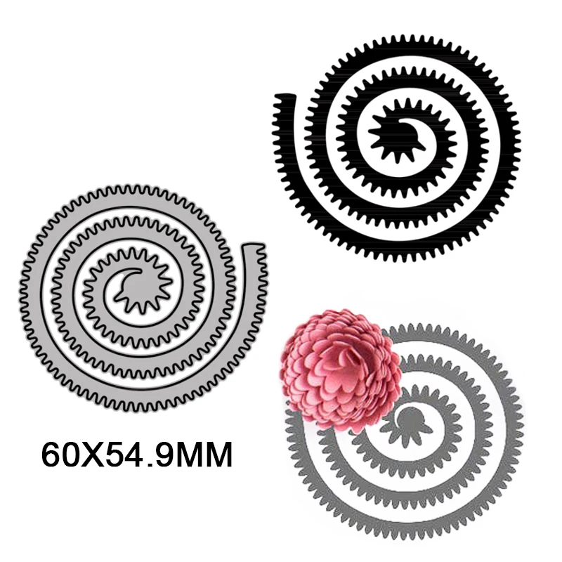 3D Flower Metal Cutting Die Stencils Cut Die for Diy Scrapbooking Album Decorative Crafts Embossing Paper Cards Making 2021 New