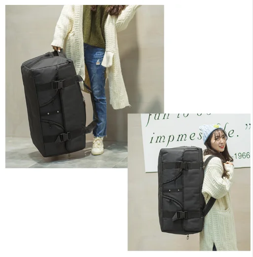 versatile Luggage80L high-capacity handbag men\'s business travel bag travel duffle cash bag women shoulder bag