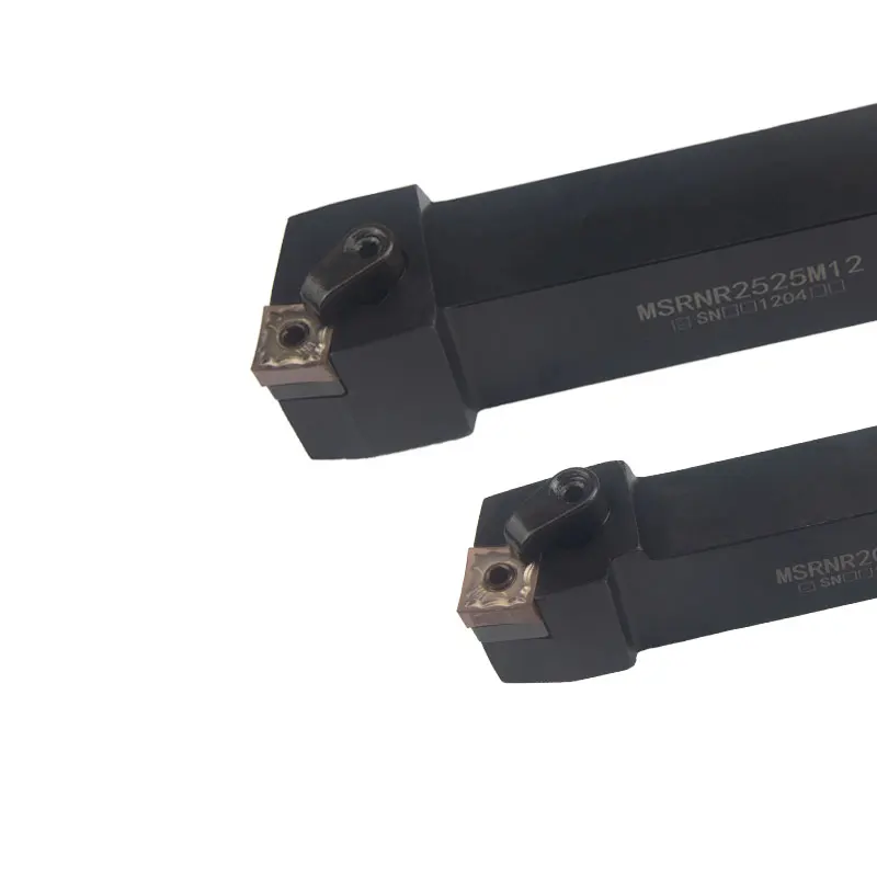 MSRNR MSRNR2020K12 MSRNL2525M12 Tool portautensili per tornitura esterna inserti in metallo duro SNMG12 Set di utensili da taglio per tornio MSRNR/L