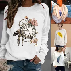 Mevrouw Sweatshirt Top Lange Mouw Damesmode Trainingspak Vrouwelijke Harajuku Kleding Hoodies Sweatshirts Vrouw Kleding Truien