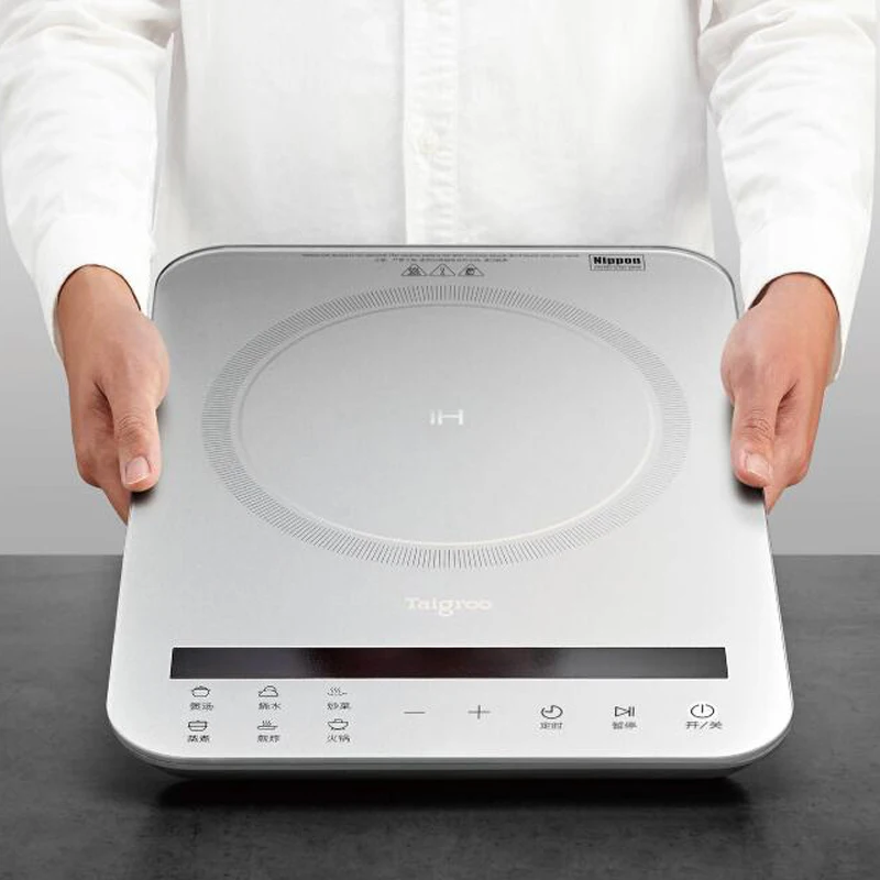 

Kitchen Induction Cooker Electric Hob Household Intelligent Ultrathin Touch Screen Induction Cooker Luxury Cooking Machine