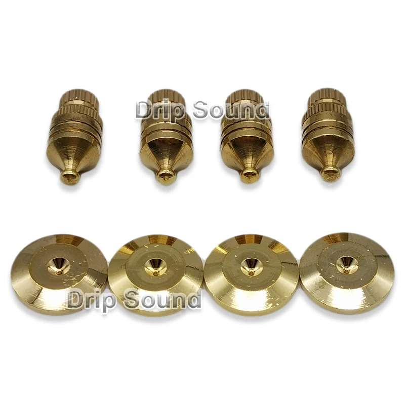 4 قطعة مكبر الصوت النحاسي سبايك مكبر للصوت عزل حامل قدم مخروط قاعدة منصات M8x30