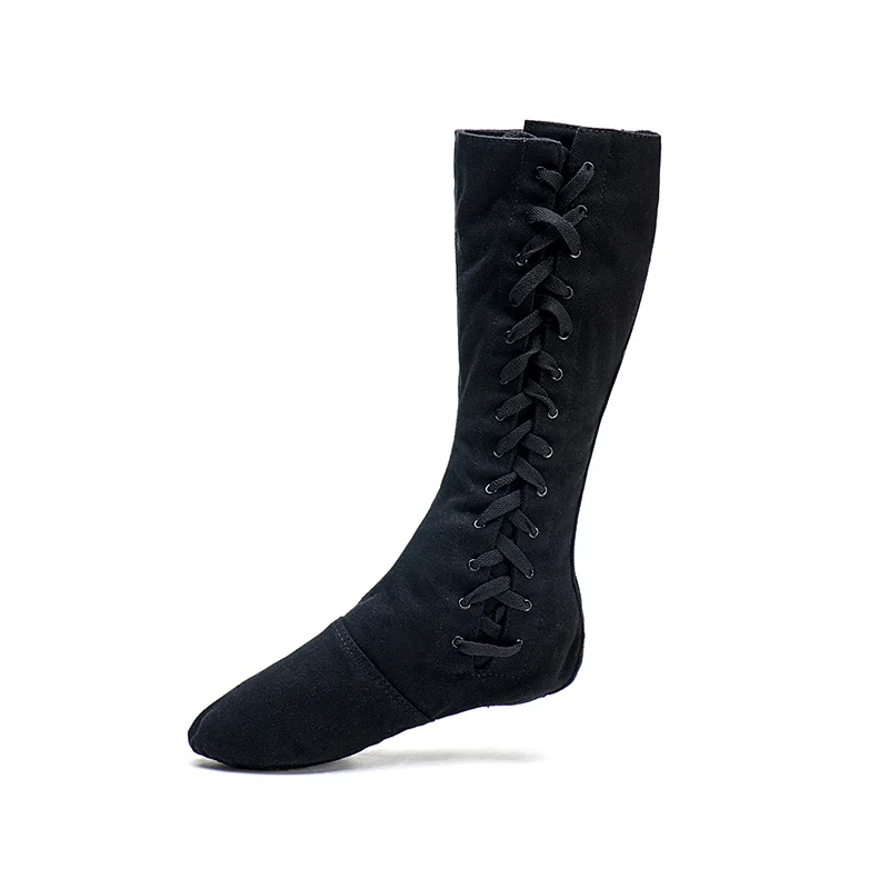 Sansha Don Franco Canvas Character Boots – Size 12 – Performance Ready Sansha Canvas Character Shoe – Repertoire Dance main image 2