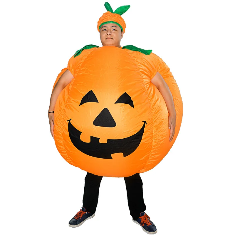 Opblaasbare Pompoen Volwassen Grappige Partij Cosplay Pompoen Kostuum Voor Vrouwen Mannen Bars Clubs Dance Party Opblaasbaar Kostuum