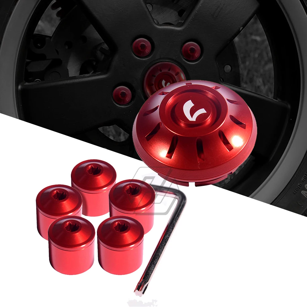 

For Piaggio Vespa GTS Sprint Primavera LX LXV 50 125 250 300 Scooter Accessories Wheel Hole Cover Cap
