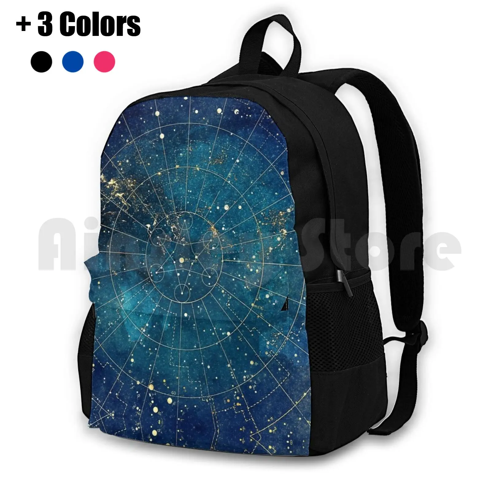 Star Map : : City Lights Outdoor Hiking Backpack Riding Climbing Sports Star Polaris North Star Space Dark Night