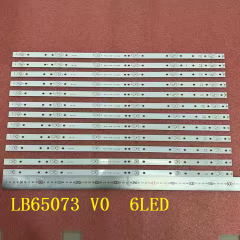 LED Backlight Strip 6LED For Hisense H65U8B H65U7B H65AE600 H65A6100 65R6E 65Q7809 Sharp LC-65Q6020U LB65073 V0