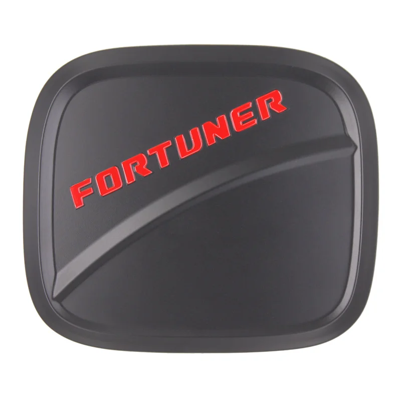 

For Toyota Fortuner 2017 Accessories 2016-2018 Exterior Fuel Tank Cover Matte Black ABS Plastic Gas Cover Auto Accessory