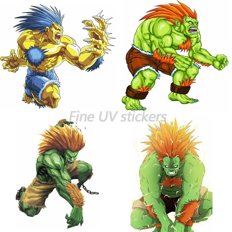 

Cartoon Anime Game Character Blanca Die Cut Sticker Waterproof PVC Vinyl High Quality UV Decal Car Body Game Machine Sticker