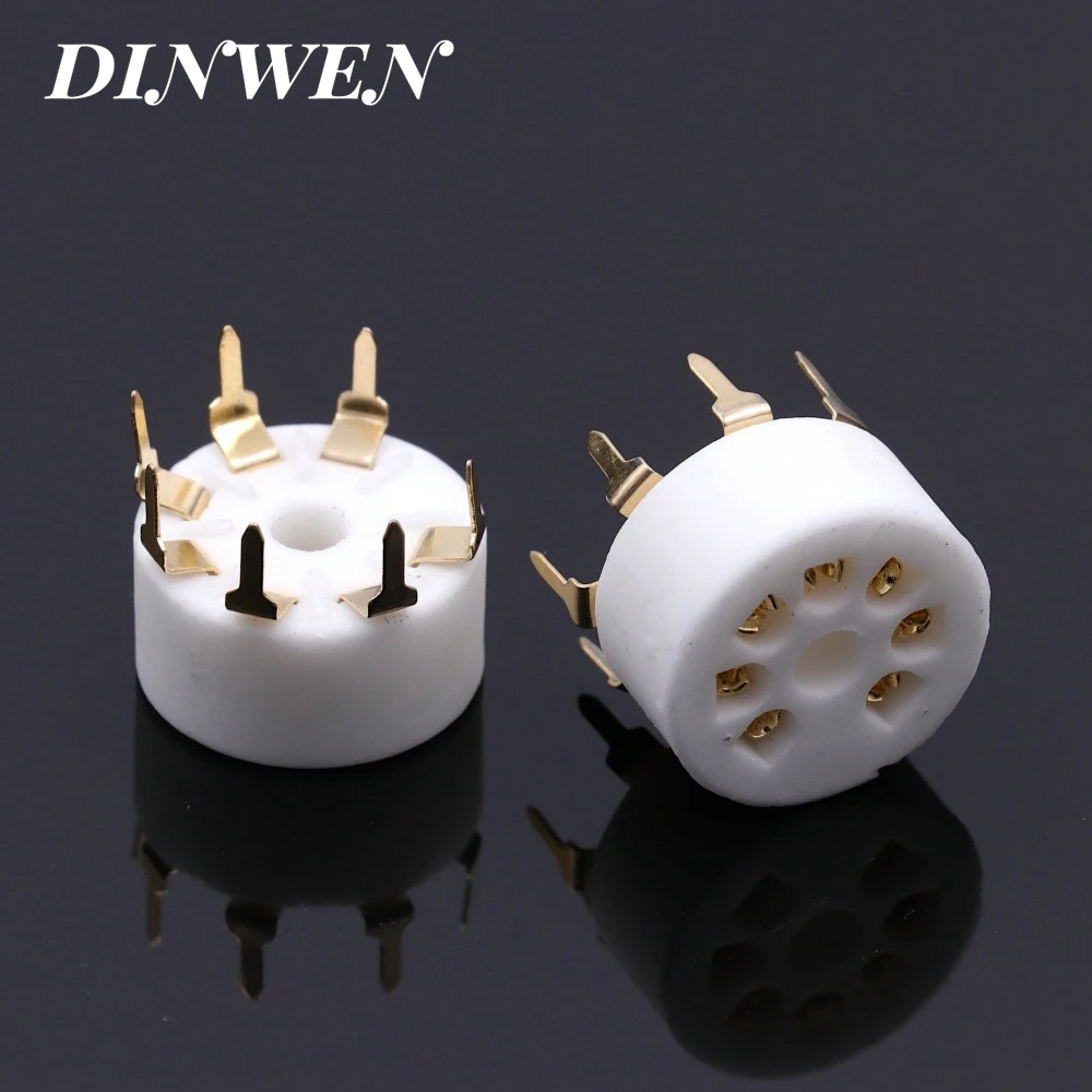 7PIN TUBE SOCKET B7G Ceramic Valve Base for 6AU6 EF95 6C4 6X4 6066 6AQ5 6AV6 50C5 Vintage Audio Amplifier DIY PCB Mount