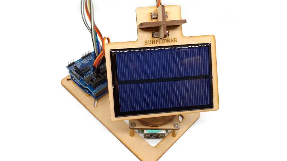 Ardu37- Solar Tracker Toys Parts, Pigments STEM, Équipement de suivi solaire, DIY, Programme