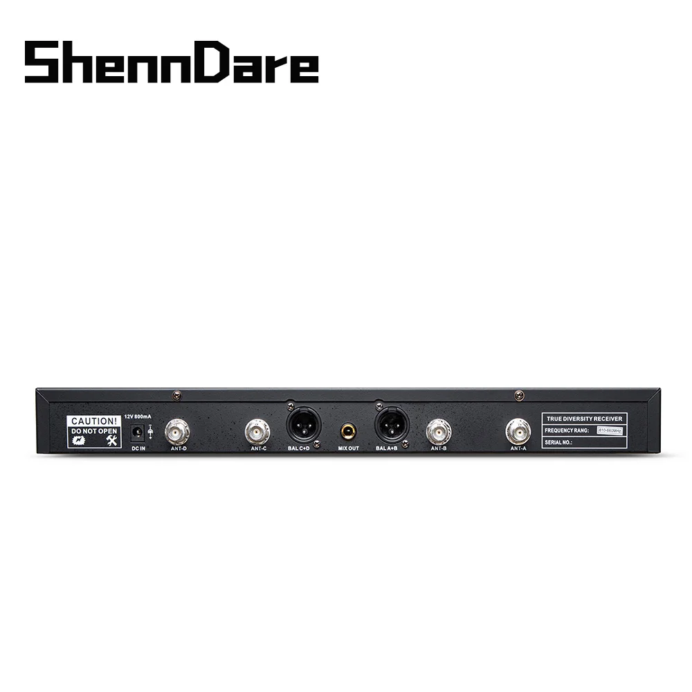 ShennDare SK1-9000 True Diversity Digital Wireless Microphone System Professional UHF Dual Channel MIC DJ Performance Conference