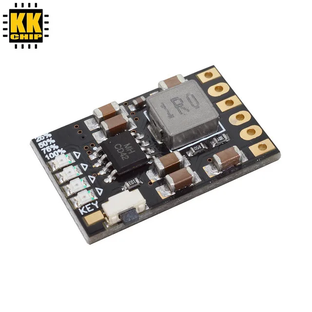 KKCHIP CD42 DC 5V 2.1A Mobile Power Board 4.2V Charge Discharge Boost Step Up Battery Protection DIY Module 3.7V Lithium 18650