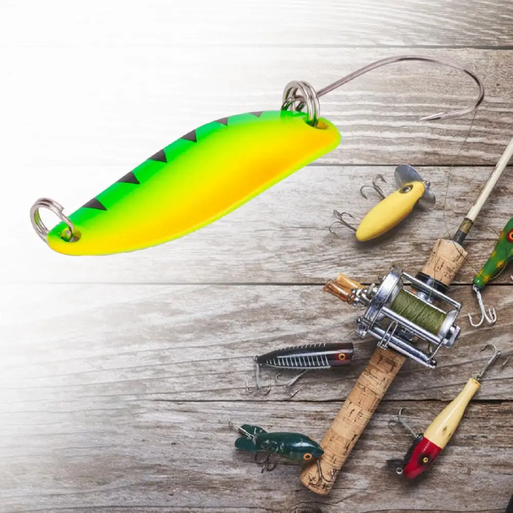 Iron 2.5g Fish-Shaped Fake Lure with Sharp Hook Bionic Hard Bait for Sea Fishing