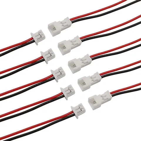 JST 1.25mm 2-Pin Connectors with 15cm Cables LOCHEUK
