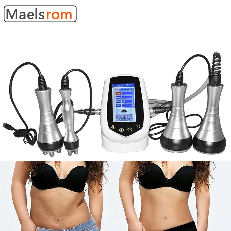 4 in 1   Body Slimming Machine 40K Blasting Fat Cavitation Device Weight Loss Instrument For Beauty Body Facial