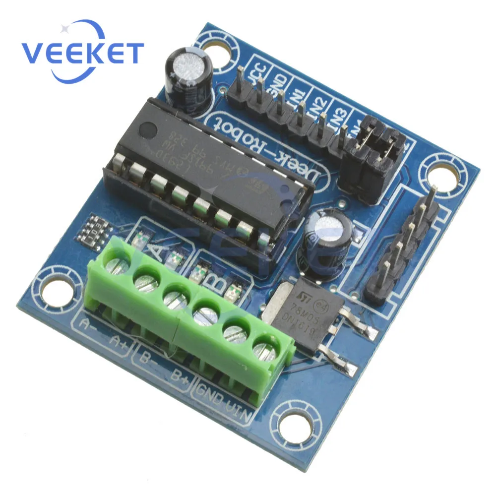 DC 4,5 V-25V Mini L293D Motor Treiber Modul 4CH 4 Kanal Motor Fahrer L293D Expansion Board Modul Für Arduino