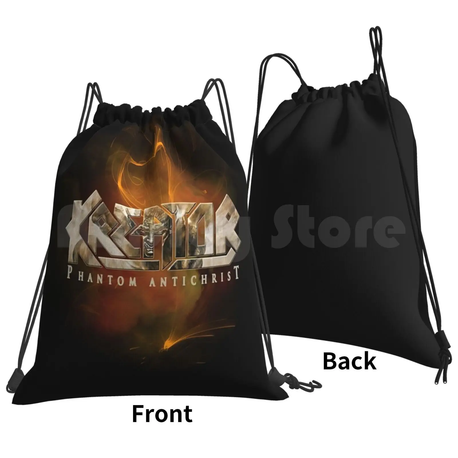 Kreat Phantom Anti Backpack Drawstring Bag Riding Climbing Gym Bag Kreator Band Kreator Skin Band Kreator Band Kreator Band