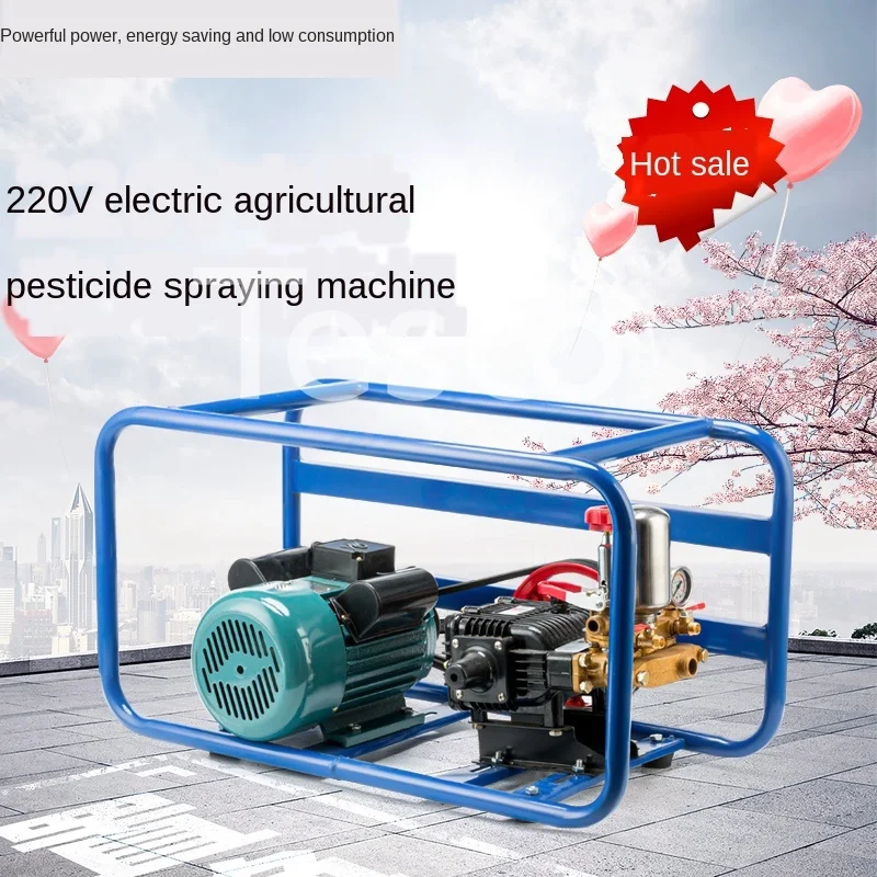 Fighting machine with 200 meters high pressure water pipe electric sprayer fighting