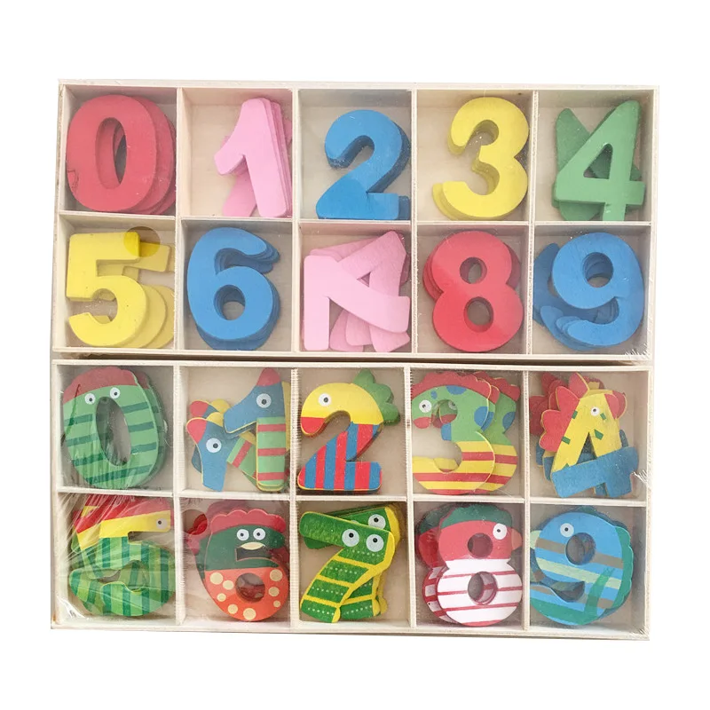 

Wooden Alphabet Puzzle Letter Number Early Learning Educational Toys for Boys Girls Building Blocks Kindergarten Toddlers