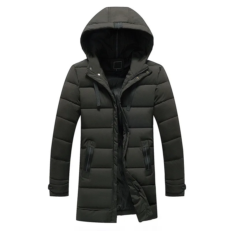 FAVOCENT-Parka longue à capuche pour homme, veste super chaude, haute qualité, grande taille 5XL, loisirs, hiver