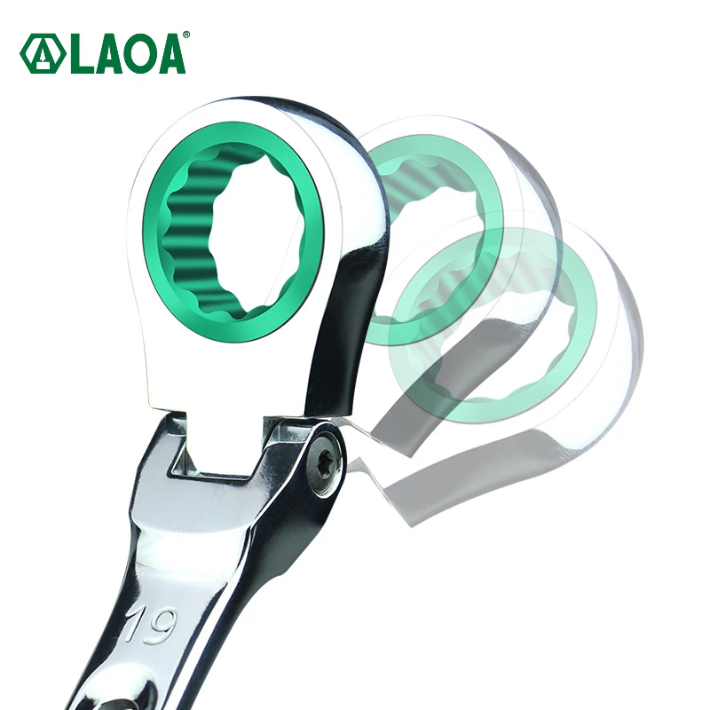 LAOA 26mm Ratsche Spanner Kombination Schlüssel Doppel Offset Ring Spanner