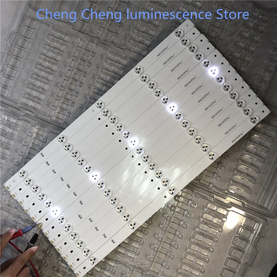 

55Pieces/lot for 50 "LED Strip Hisense LTDN50K220WTEU LTDN50K220WSDE SVH500A24_5LED_Rev07_150304 HD500DF-B54/58 493MM 3V NEW