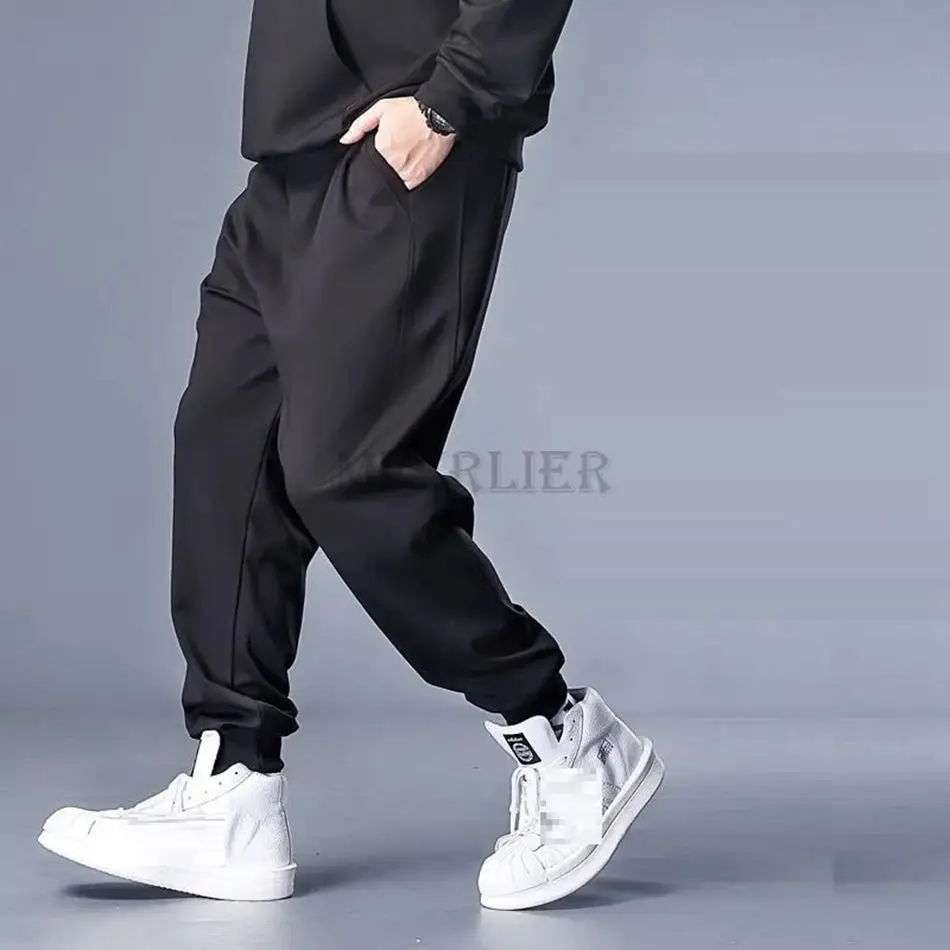 spring autumn summer men sports pants plus size 8XL 9XL 10XL Elasticity Stretch casual letter big sales sweatpants Straight 54