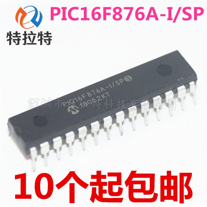 1PCS PIC16F876A-I/SP DIP28 PIC16F876A DIP 16F876A DIP-28 nhanced Flash Microcontrollers new and original IC