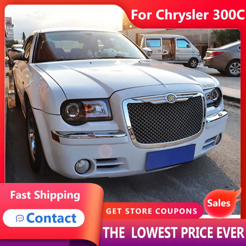 

HANA For Car Chrysler 300C Headlights 2005-2010 300 C DRL Day Running Light LED Bi Xenon Bulb Fog Lights Car Accessory Head Lamp